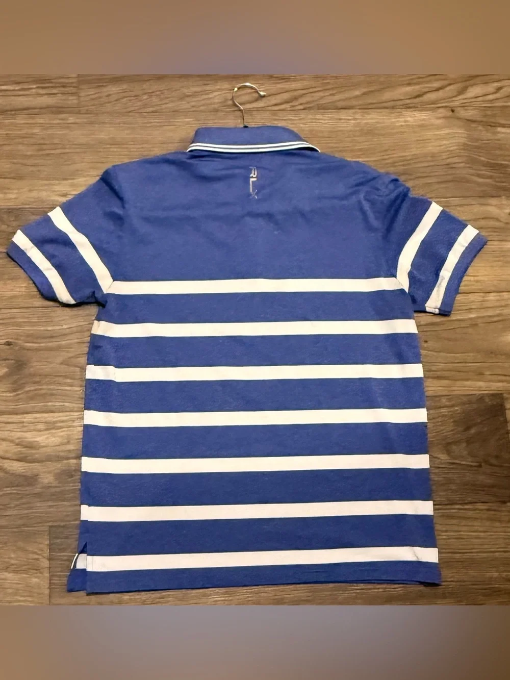 Ralph Lauren RLX Blue & White Striped Polo